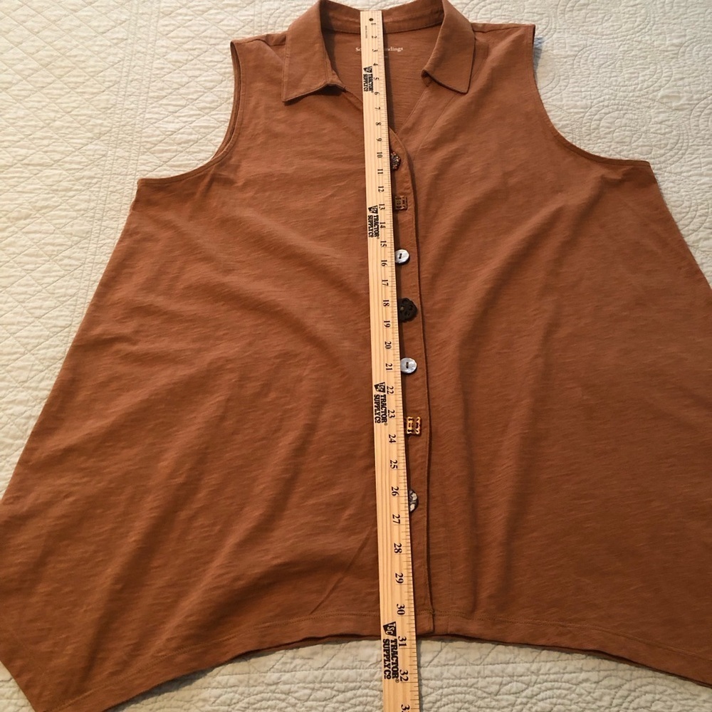 Soft Surroundings Danielle Multi Button Slub Jers… - image 8